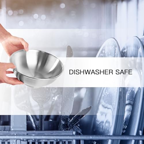 Imeea 54 Oz Large Soup Bowls Ramen Bowls Sus304 Stainless Steel Salad Bowls Double Walled Insulated Serving Bowls For Salad thumb #5