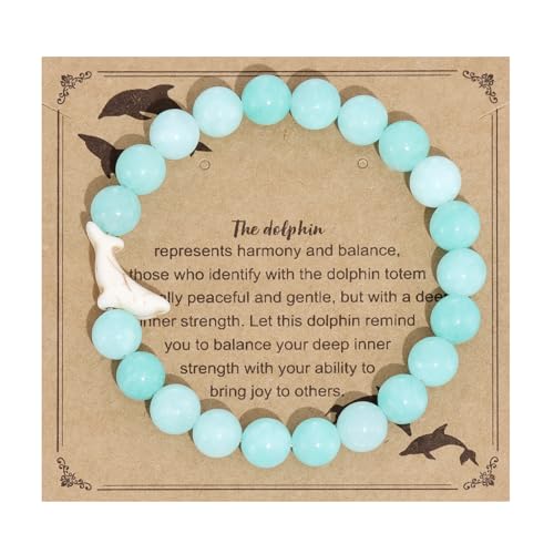 Kivosliviz Dolphin Bracelet Woman Gifts for Women Cute Dolphins Themed