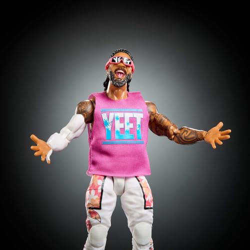 WWE Élite Jey Uso Figurine 15 cm avec accessoires Série 124 - vue 4