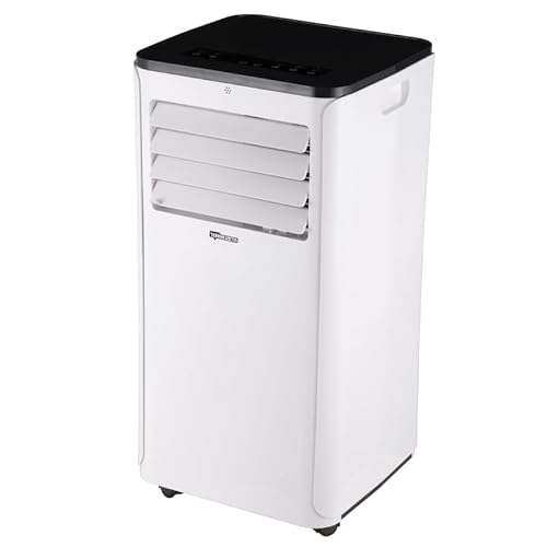 Termozeta Condizionatore portatile Airzeta Clima 9000BTU silenzioso ed efficiente pannello LED a comandi touch timer 24 ore fino a 42 litri/giorno