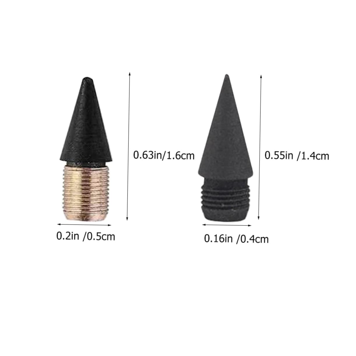 GANAZONO Graphite Nibs for Everlasting Pencil 40pcs Replacements Smooth Writing and Erasing