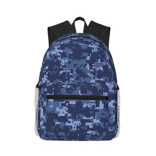 Sac à dos voyage classique motif camouflage idéal pour le travail et l'université