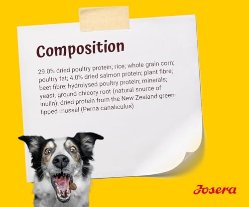 JOSERA Large Breed Huhn & Reis (1 x 12,5 kg) | Premium Trockenfutter für ausgewachsene Hunde großer Rassen | mit Lachsöl | weizenfrei | wertvolle Fettsäuren | XL-Kroketten gegen Schlingen | 1er Pack