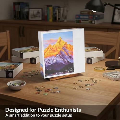 Jigsaw Puzzle Box Lid Stand,Puzzle Lid Holder Display,Puzzle Accessories (8 X 2) - Thumbnail 4