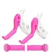 TOPCABIN 2 PCS Children Bicycle Brake Lever Handlebar Brakes for Children Bike (Pink)
