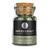 Ankerkraut Schnittlauch, für Rührei, Soßen, Eintöpfe, 8g im Korkenglas, Omlette Frühstück, Lecker-Momente, Lauch im Glas für Küche, Kräuter mit Geschmack