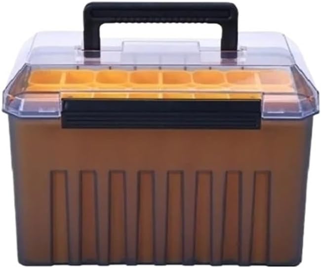 Fishing Tackle Box Squid Jig Organizer Boxes Metal Cast Spoon Lure Plastic Storage Minnow Hard Bait Container Sea Tool(C)