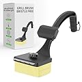 Prokitchen Grill Brush Bristle Free, BBQ Bristle Free Grill Brush, Non Metal Bristles Steam Cleaning, Grill Sponge Fit for Cast Iron Grates and Stainless Steel, Scraper Brush, Ideal for Father's Day