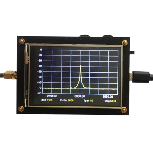 Analizador de espectro 6G de frecuencia ultraancha 40M-6000M con pantalla de 4"