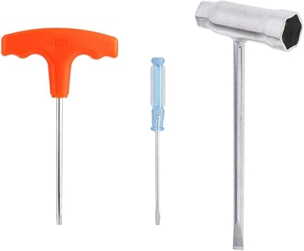 Chainsaw Scrench Chainsaw T Wrench 19mm x 13mm 3/4" x 1/2" And T-Handle T27 Torx Screwdriver Fits Makita Husqvarna Stihl Dolmar Partner Echo Jonsered Poulan Chainsaws