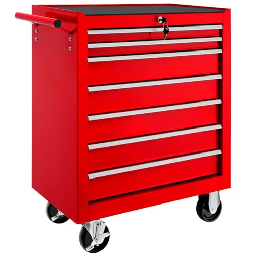 tectake® Carrello Portautensili, Carrello, Porta Attrezzi Officina con Ruote, 7