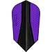 Harrows Retina X | Premium Extra Strong 100 Micron Dart Flights in Slim Shape, 5 Sets of 3 Flights, 15 Flights In Total, Purple