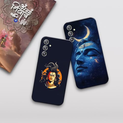 Image of COLORflow Back Cover Compatible with Samsung Galaxy A34 5G | Shiv Ji, Mahadev, Bholenath, God Color Customized Back Cover Compatible with Samsung Galaxy A34 5G