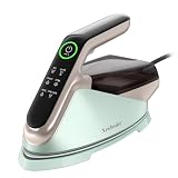 Newbealer Steam Generator Iron, 1500W Turbo Steamer for Clothes (MintGreen)