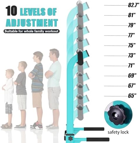Bild 2 - SDHYL Power Tower Kraftstation Klimmzugstange Dip-Stationen Höhe Verstellbar Schlingentraining Bauchtrainer Rückentrainer Für Anfänger Profis Trainieren Fitness
