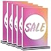 Lot de 5 Présentoirs de table A4 en T - Plastique A4 Poster Support pour Menu - Acrylique Transparent - Support plexi A4 Pour Restaurants, Menus, Hôtel, l'école