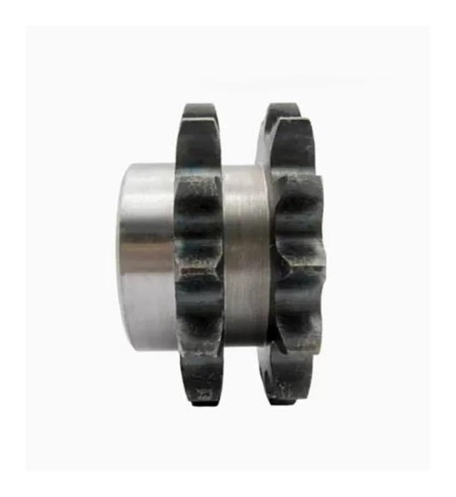 1 Uds 12A piñón de Doble Fila 12/13/14/15 Paso de Dientes 19,05mm 45 piñón de accionamiento Industrial de Acero piñón de Doble Fila Engranaje de Cadena(14 Teeth)