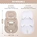 Infant Car Seat Insert,Baby Stroller Cushion for Newborn,Safety Seats and Baskets Insert-Reversible Universal Breathable and Soft Newborn Stroller Mat(Beige)
