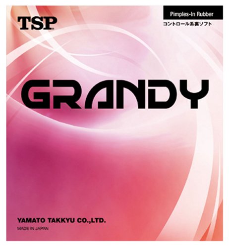 Revêtement de ping-pong TSP Grandy noir S pour vos matchs de club