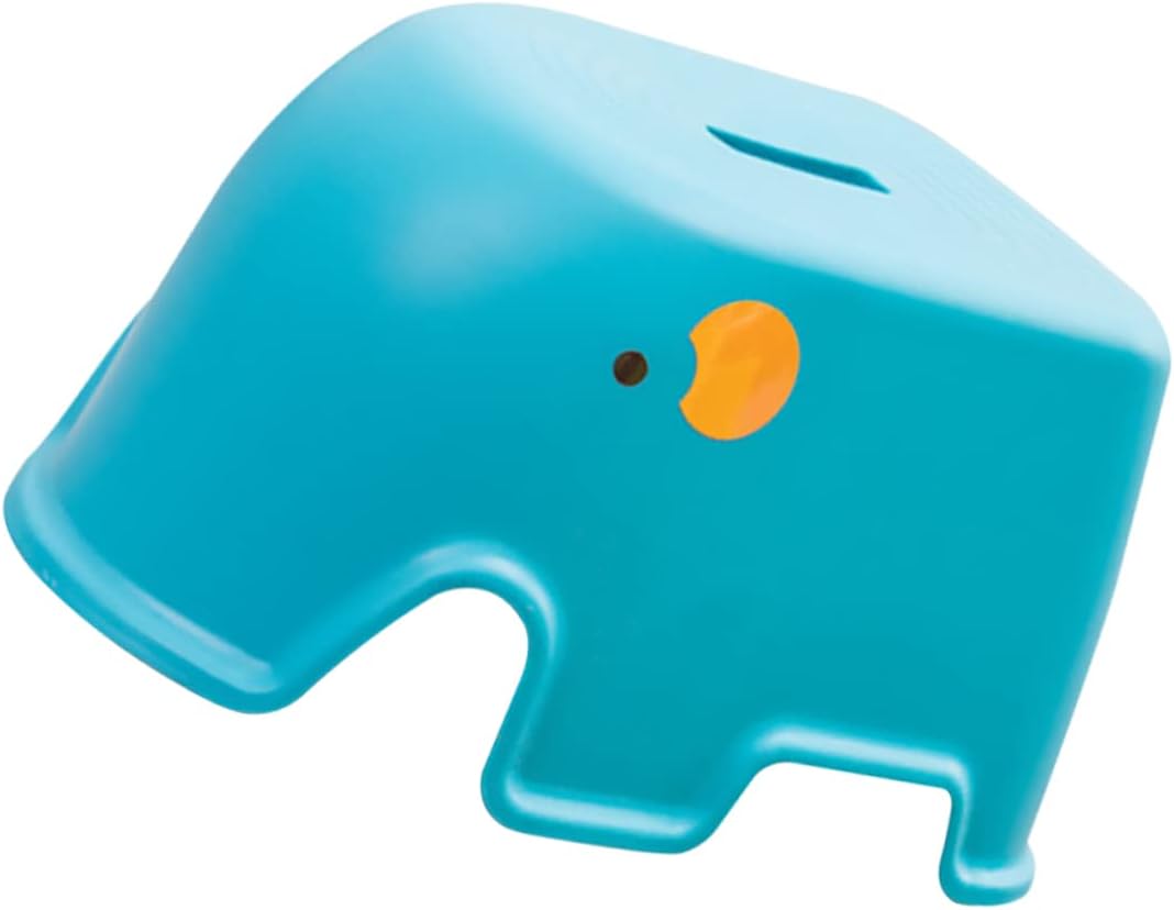 Textured Step Stool for Toddlers, PP Non Slip Blue Bathroom Kitchen Use