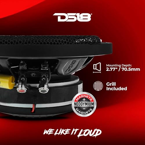 Ds18 PRO-HY6.4MSL 6.5 Inch Shallow Hybrid Mid-Range Car Audio Loudspeaker thumb #2