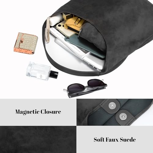 Bolso Suede Hobo para Mujer Trendy Tote y Shoulder miniatura 5
