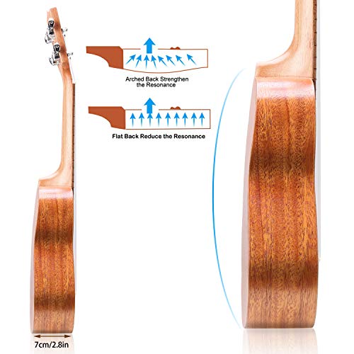 Ukulélé Soprano Matte Mahogany - Les Beatles, Paul McCartney, John Lennon, RIngo Starr, George Harrison Ukulélé Soprano Matte Mahogany – Image 5