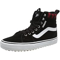 Vans Filmore Hi VansGuard, Zapatillas, Hombre, (Suede) Black/Red