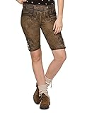Stockerpoint Damen Hose Piper Lederhose, Braun (Stein Geäscht Stein Geäscht), 44