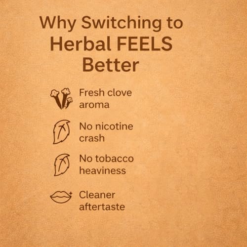 Image of ROYAL SWAG Clove Flavour Wellness Sticks 10 Sticks Each Pack of 1 Boxes Ayurvedic Herbal Blend Wellness Sticks