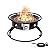 ONLYFIRE OUTDOOR LIVING Propane Gas Fire Pit 22¡±, Portable Smokeless Fireplace with 12Ft Hose & Lava Rocks, FirePit for Patio Backyard Bonfire Camping RV Tailgating Beach Party, 55000BTU, #FP001