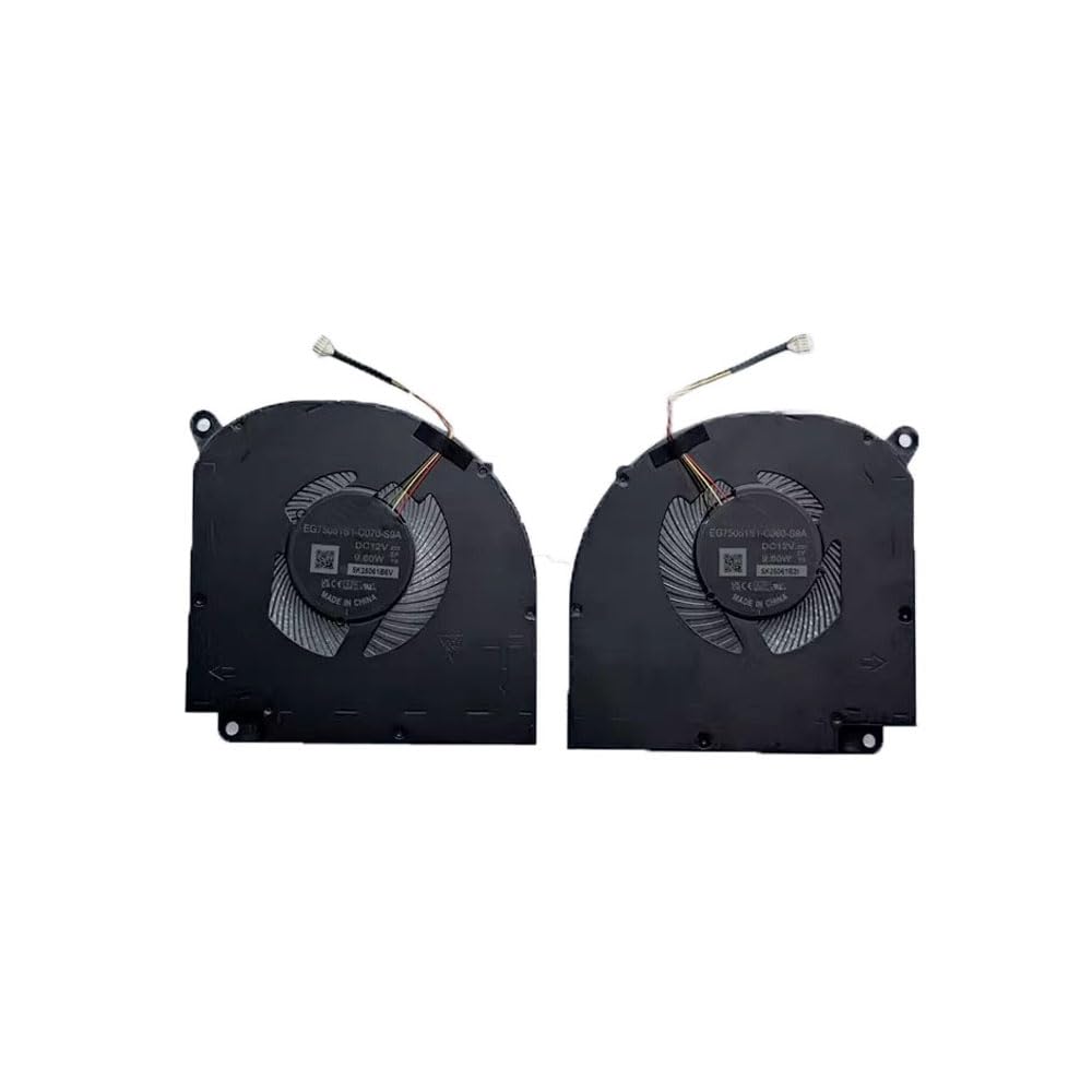 CPU GPU Fan for Gigabyte AERO X16 EG61H for Copilot+ PC AERO X16 1TH 1WH 2WH 1VH Black Ne…