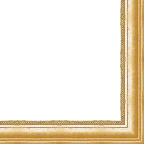 Picture Frame Moulding (Wood) 100ft Bundle - Traditional Gold Finish - 2.5