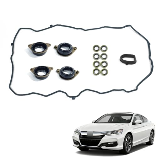 Suno Power Honda Engine Valve Cover Gasket Set Replace# 12030-5A2-A01 Compatible with 2013-2017 Accord 2.4L K24, EX-L LX EX LX-S Sedan Sport Sedan Coupe 2-Door 4-Door Models