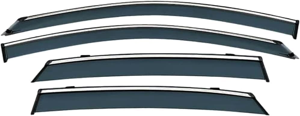 Rain Deflector Wind Deflector for Jeep Compass 2017-2022, Weather Protection Wind Sun Rain Cover Side Window Deflector Car Accessories