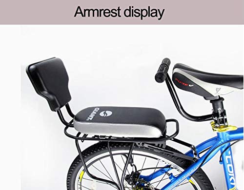WANLIANG Bicycle Rear Seat Handlebar, Mountain & Road Bike Handle, Bicycle Rear Seat Armrest Accessories (Bend)