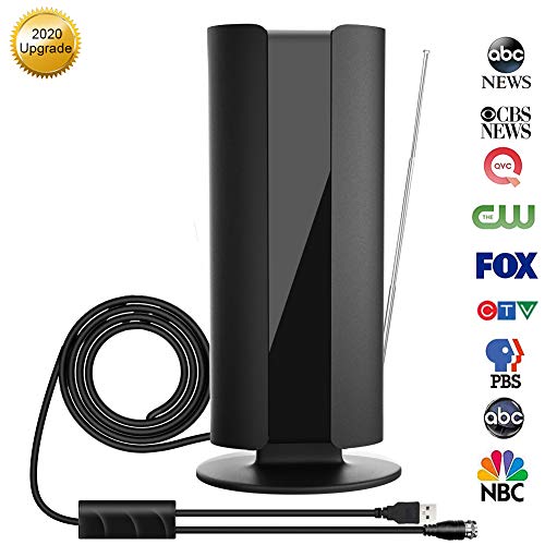 Digital HD TV Antenna Indoor, CIYOYO 2020 Amplified HDTV Antennas 160 Miles Long