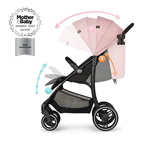 Kinderkraft lichtgewicht wandelwagen TRIG, kinderkinderkinderwagen, gemakkelijk met één hand vouwen, alle wielvering… - Afbeelding 3