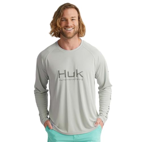 Image of HUK Men's Pursuit Vented Long Sleeve Fishing Shirt (+30 UPF)