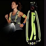 AMÉLIORATION DE L'ANGLE DE FAISCEAU RÉGLABLE À 65° : Nous avons amélioré ces Lampe De Course A Pied avec de nouveaux designs originaux avec un angle de faisceau réglable jusqu'à 45° et jusqu'à 45°, afin qu'ils puissent très bien éclairer le sol et les pentes. Lampe De Poitrine Rechargeable sur un feu de circulation vous convaincra de voir suffisamment loin pour éviter les dangers sur la route. Et il ne rebondit pas comme une lampe frontale car il est attaché presque à votre centre de gravité.