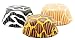 Fox Run 6893 Animal Prints 1 Bake Cup Set 75 Mixed