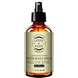Best After-shave Balm, Sandalwood Scent, Premium Aftershave Lotion, Soothes and Moisturizes Face after shaving, Does Not Dry The Skin, Eliminates Razor Burn For A Silky Smooth Finish …