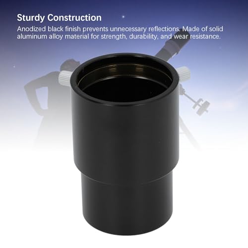 Adaptador extensor de ocular negro antirreflejos de 50mm con roscas M48 para astrofotografía 3