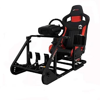 GT Omega ART Racing Simulator Cockpit RS6 Gaming Console Seat for Logitech  G920, G29, G27, G25