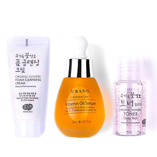 URANG Vitamin Oil Serum | 99% Natural & 97.66% Organic | Vitamins and Antioxidants from Organic Herbal Ingredients | EWG Skin Deep Verified