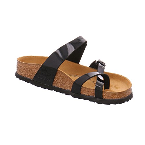 Image of Birkenstock Arizona Eva Mules /Clogs Men Black Mules Shoes, Black Black Patent, 11 US