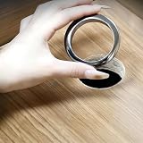 Gutol 4 przelotki na biurko 40 mm z nylonowego tworzywa sztucznego do otworów na kable, przelotki na biurko PC, organizery na kable i ochraniacze (czarne)