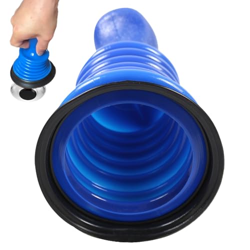 1 Pcs Sink Plunger, Toilet Plunger for Unblocking Drains – Heavy Duty Suction Plunger for Kitchens, Bathrooms & Toilets