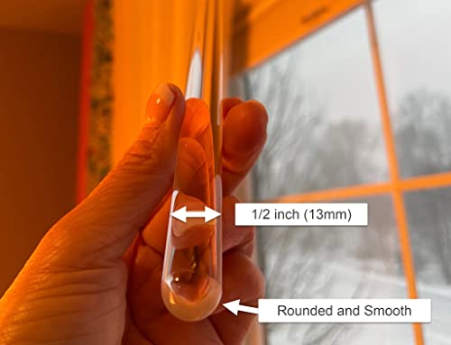 OooWow 36 inch (4 Pack) All Clear Acrylic Curtain Rod - Invisible Clear Curtain Wand for Opening-Closing - Thumbnail 3