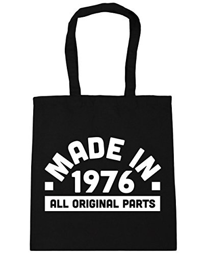 Hippowarehouse Made in 1976 Tote Shopping Gym Beach Bag 42cm x38cm, 10 litres